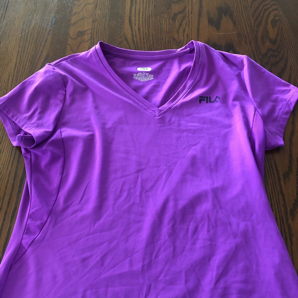 Fila purple shirt